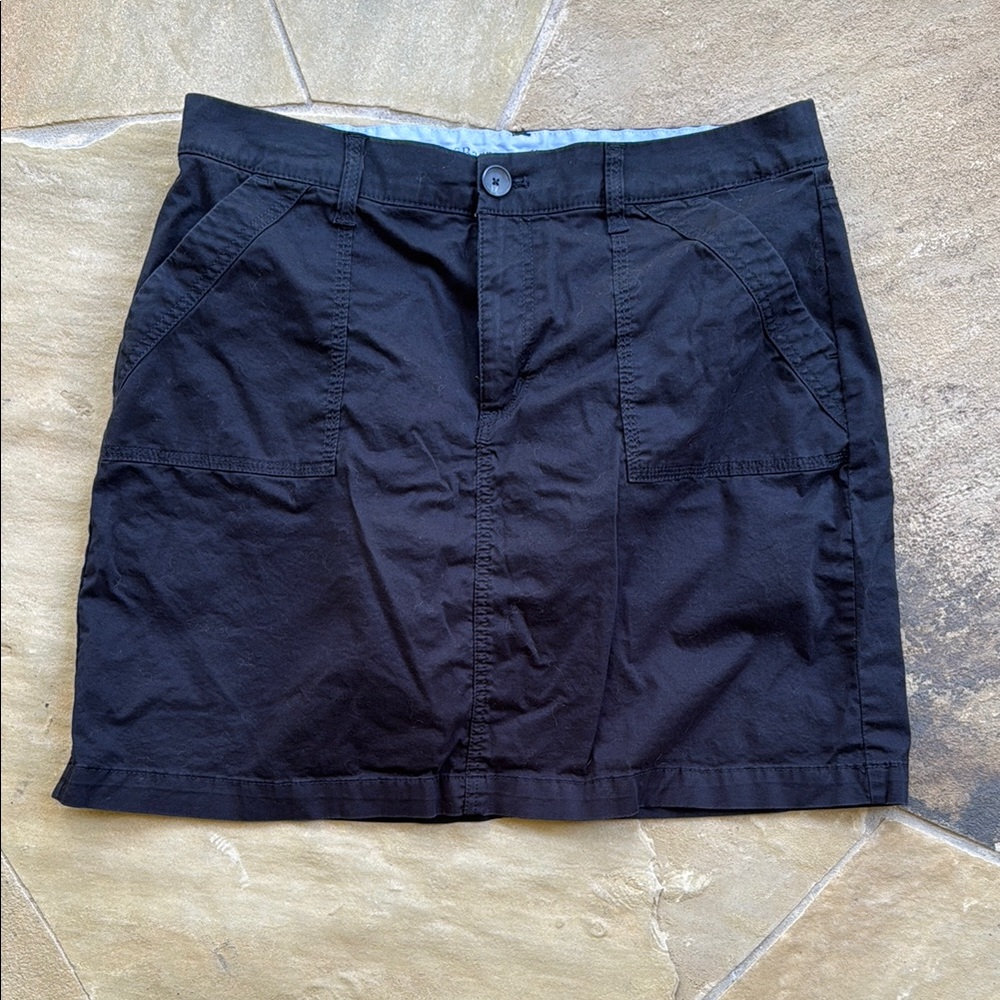 Black Casual Skort 14